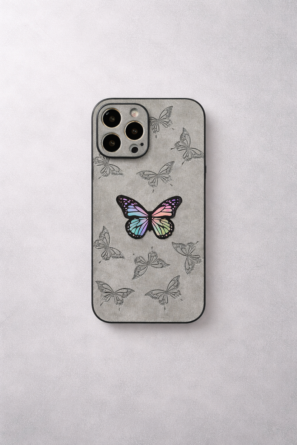 🦋 VZ Chrome Butterfly Case for iPhone 16/15 Pro