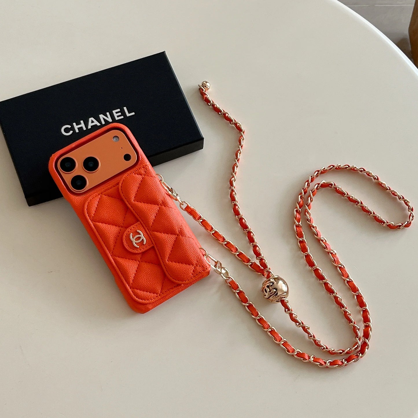 Chanel Phone Case Bag with Straps for iPhone 17/16 Pro / Max
