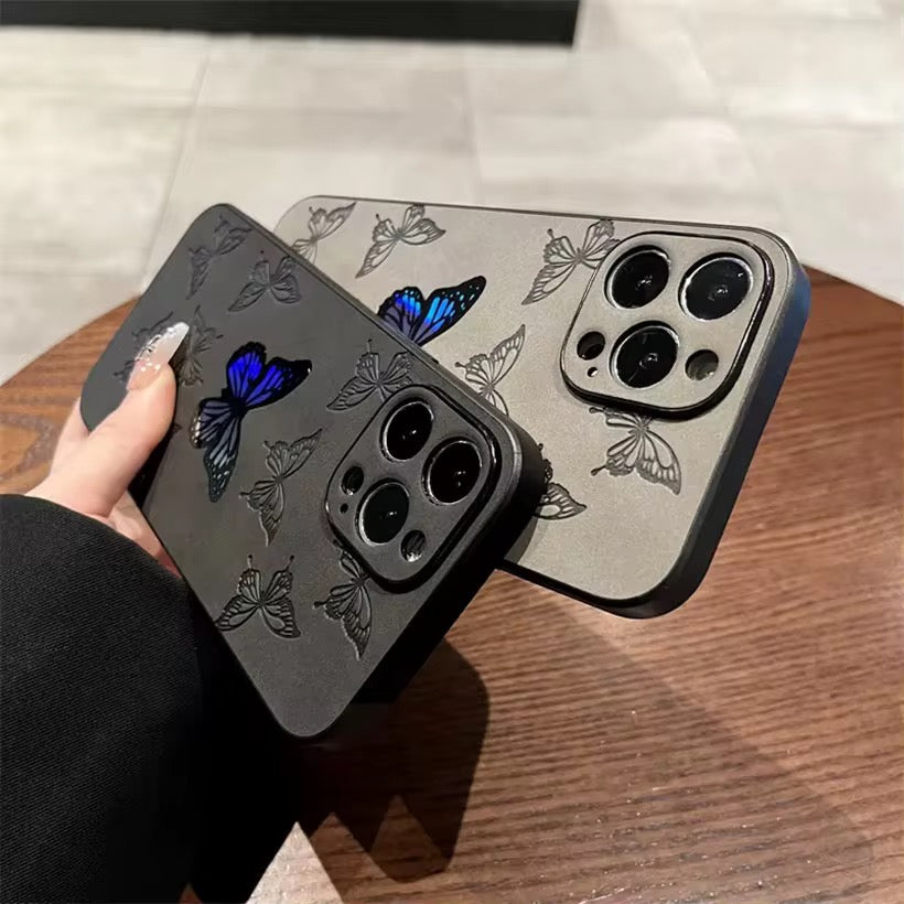 🦋 VZ Chrome Butterfly Case for iPhone 16/15 Pro
