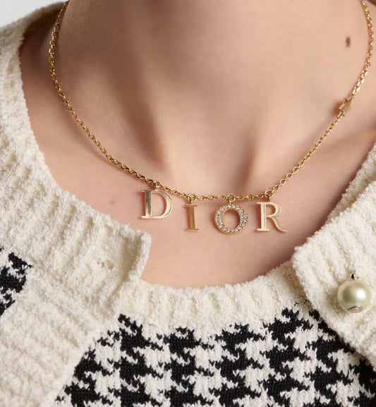 Dior CD O Women Silver/Gold Necklace